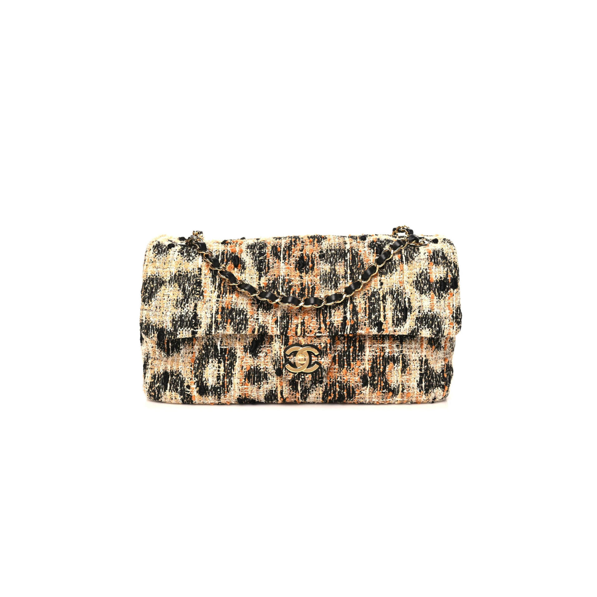 CHANEL TWEED MAXI FLAPBAG AS6281 (32*19.5*10cm)